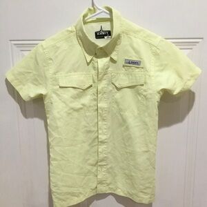 Habit Kids' Light Yellow Button Down Shirt